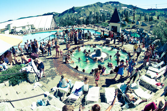 DJ Leif hot-tub party at Wanderlust festival, Squaw Valley CA